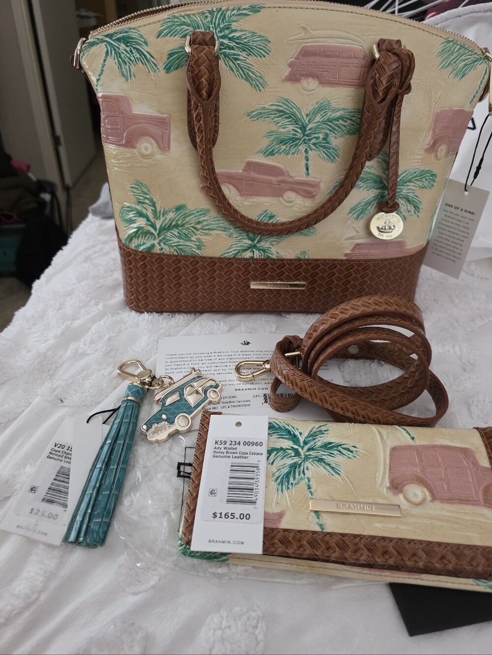 Brahmin Duxbury Copa Cabana 3 Piece Set